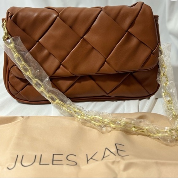 NEW Jules Kae Charlie Bag in Cognac NWT - Picture 4 of 7